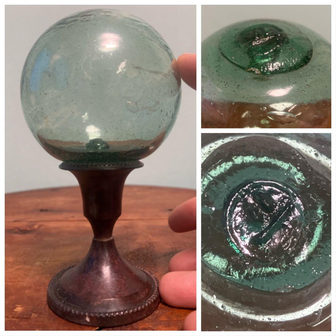 ⭐︎金属と古ガラスシリーズ⑥エンボス入り⭐︎古道具◇昭和レトロ