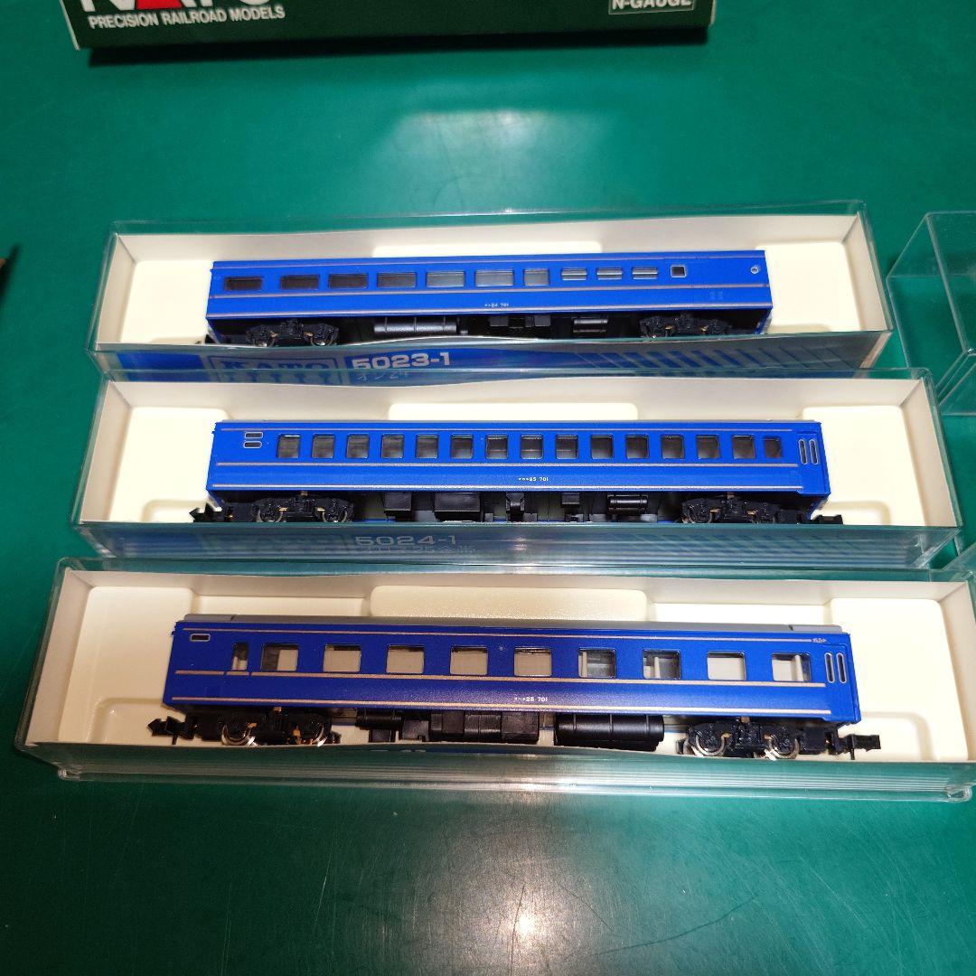 KATO TYPE25-24シリーズ 金帯7両編成セット＋オリエント調食堂車