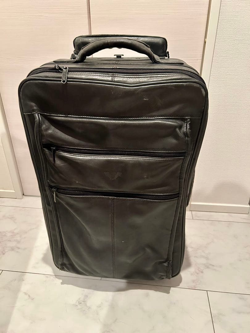 ビンテージ TUMI 黒 レザー キャリーケース