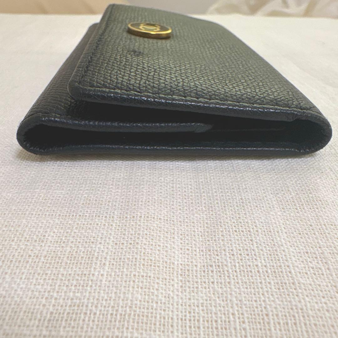 CHANEL シャネル ブラック レザー キーケース