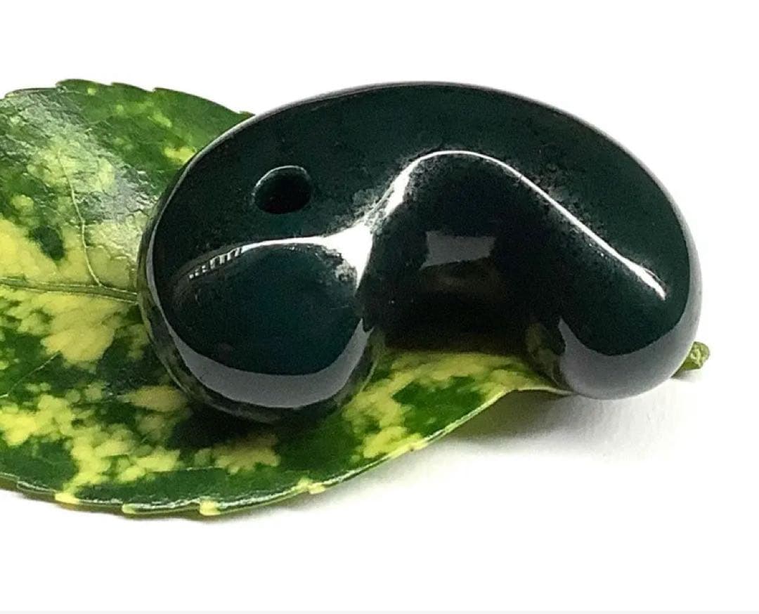 神宿る【 出雲石(青緑色の碧玉) 】島根県花仙山瑪瑙 青瑪瑙 出雲