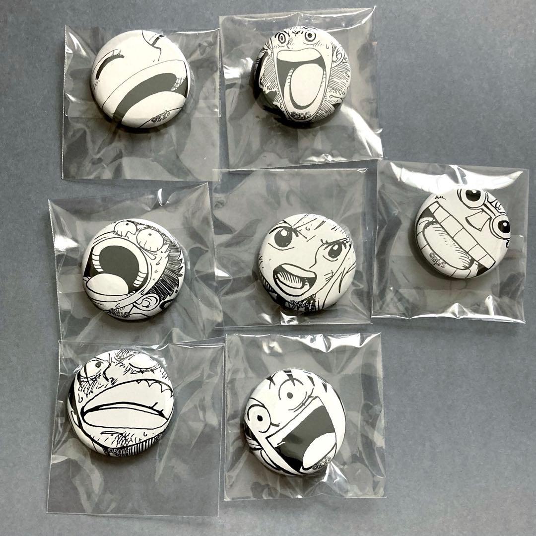 ONE PIECE ALL FACES ガチャ 缶バッジ ルフィ ワンピース