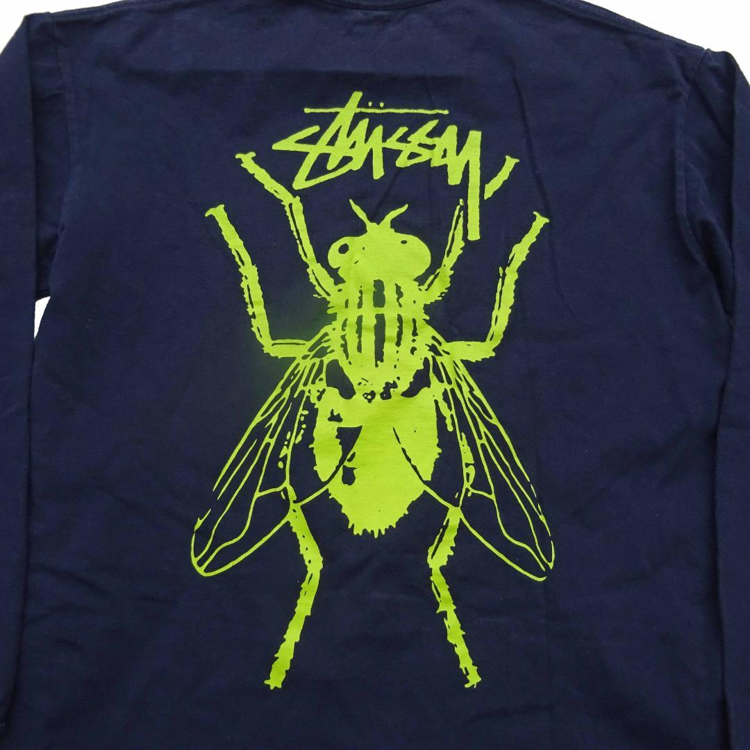 渡*彦様 ステューシー stussy FLY STUFF ハエ虫ロンTシャツ メ
