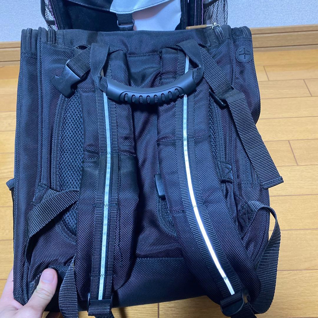 ZÜCA キャリーカート 黒・白 牛柄 ビジネスバックセット