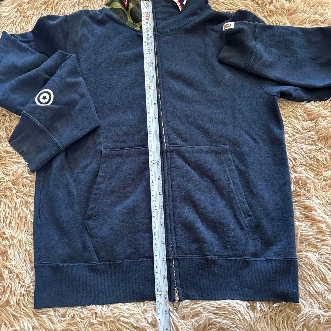 A Bathing Ape カモフラージュフード パーカー M