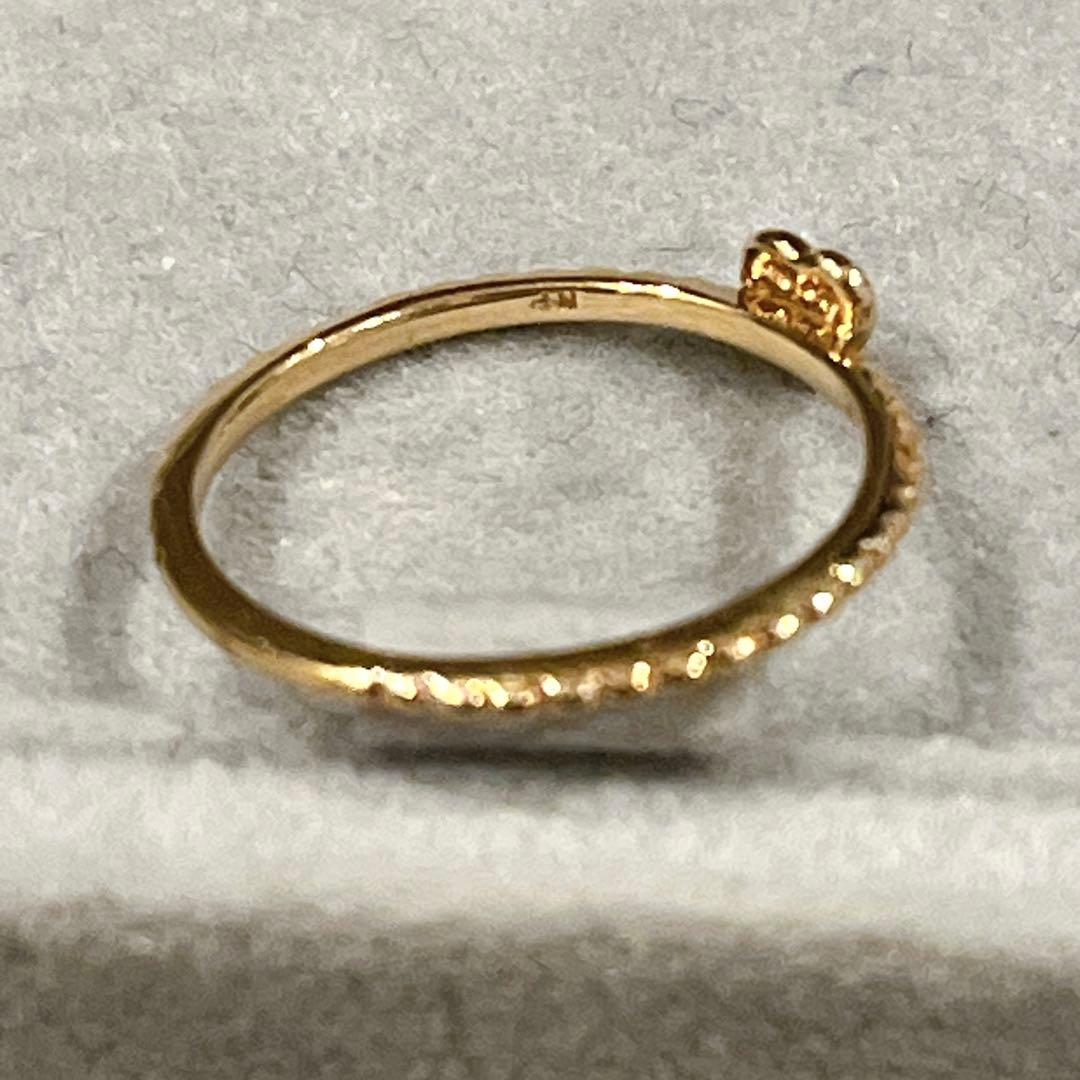 NOJESS ノジェス ハート リング K10 3号 ピンキー