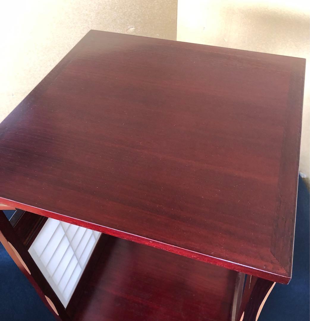 《レ》茶道具 圓能斎好写 吉野棚 組立式 靖斎 元箱 251118え3