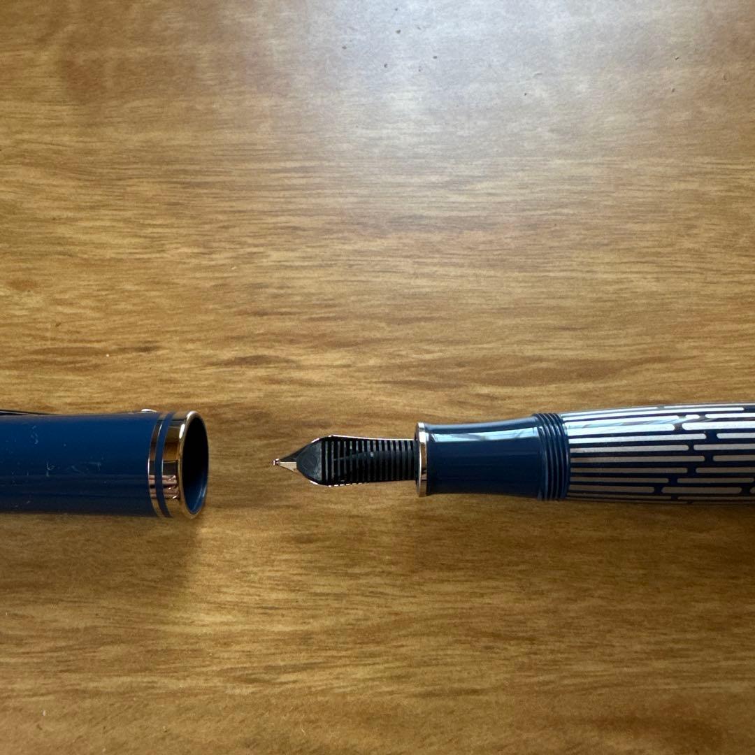 Pelikanペリカン特別生産品 M640 ナイアガラ万年筆Mニブローラーボール