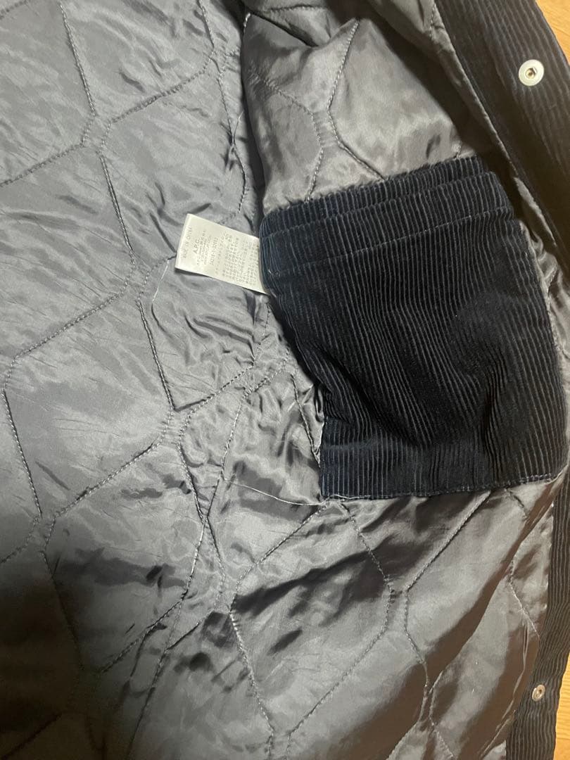 【定価7万超え】A.P.C 中綿付き　コーデュロイジャケット　ブラック　極美品