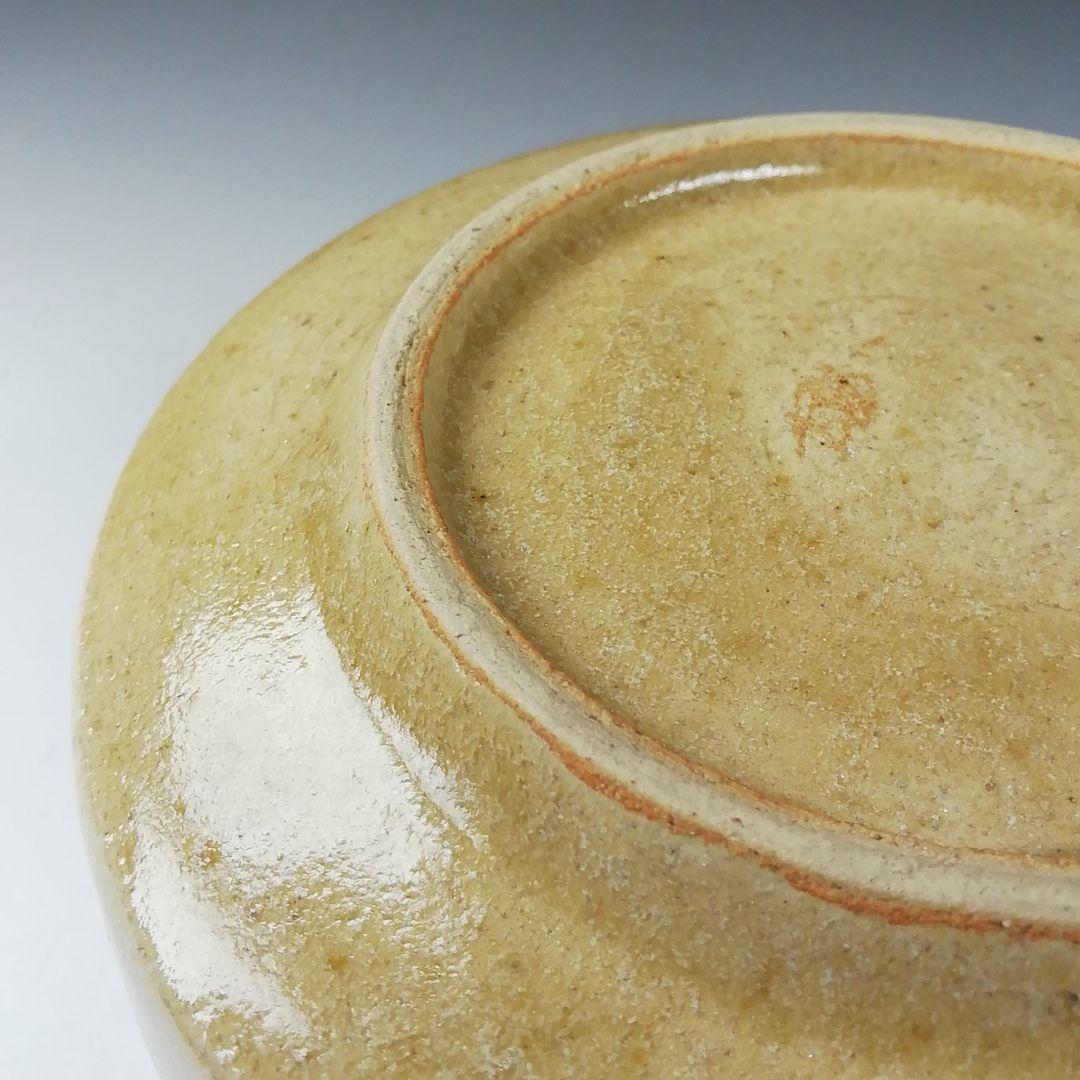 T577 茶碗 『黄瀬戸 茶碗 』『山下真喜』 共箱 抹茶碗 茶道具