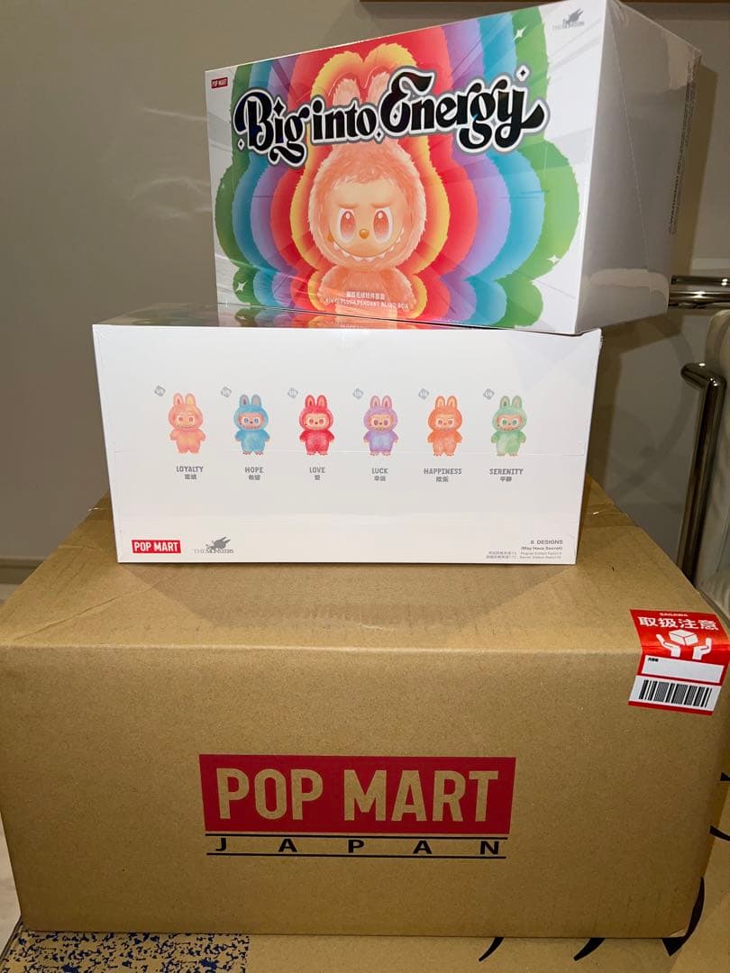 新品未開封 ラブブ LABUBU エナジー アソートボックス 6個入り1ボックス POP MART（ポップマート） 【正規品保証・即発送】 THE MONSTERS Big