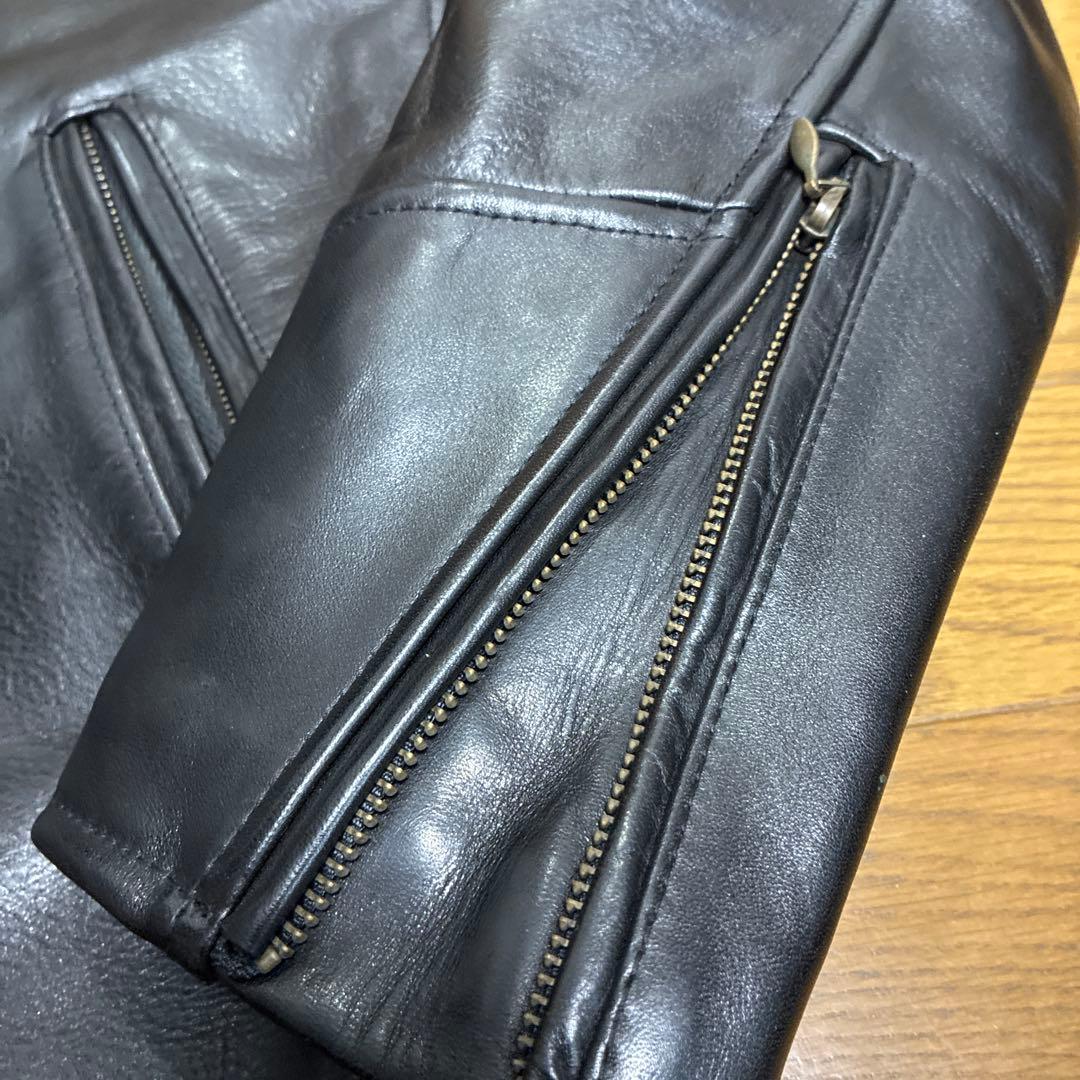 ハーレーダビッドソン ホースハイド シングルライダースジャケット M