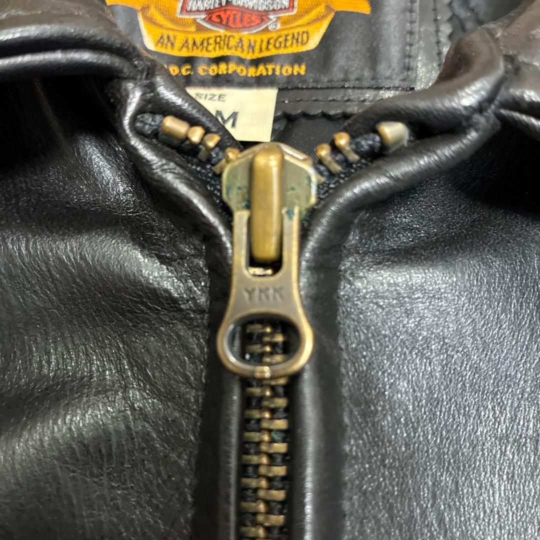 ハーレーダビッドソン ホースハイド シングルライダースジャケット M