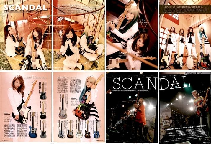 SCANDAL スキャンダル 雑誌 切り抜き 200P ◆貴重！デビュー～