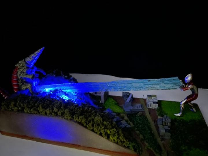 シンウルトラマン スペシウム光線発射 シンゴジラも！ ジオラマ