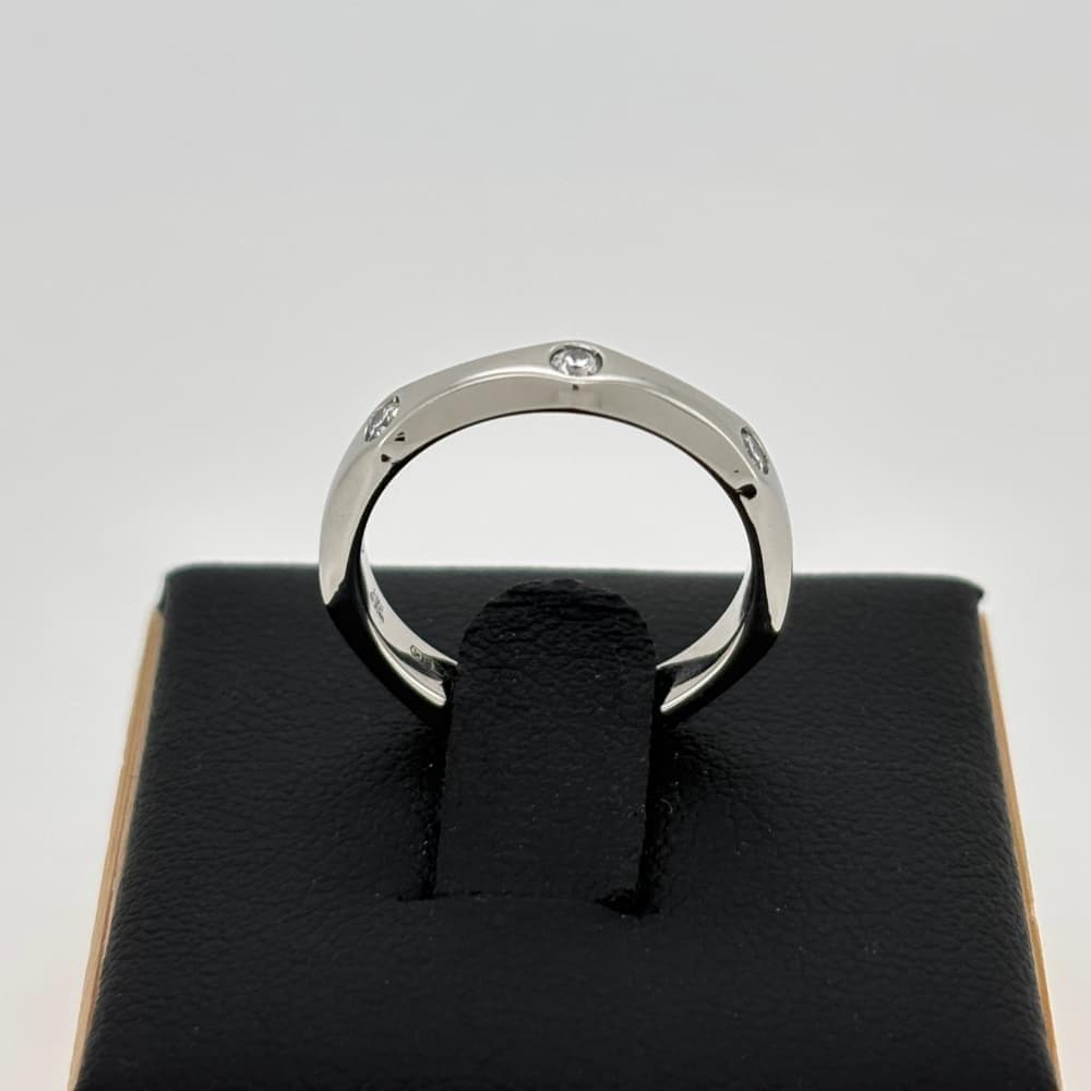 未使用級 定価49万現行品　ブルガリ インフィニート ダイヤ プラチナ リング