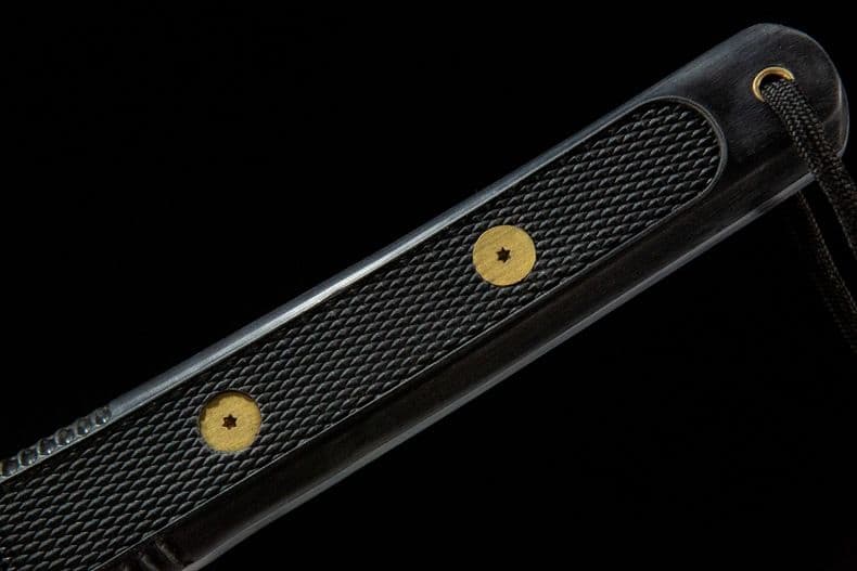 戦術刀 ショート丈 古兵器 武具 刀装具 鍛造打 鋼刀 冷兵器 黒武者 武士道