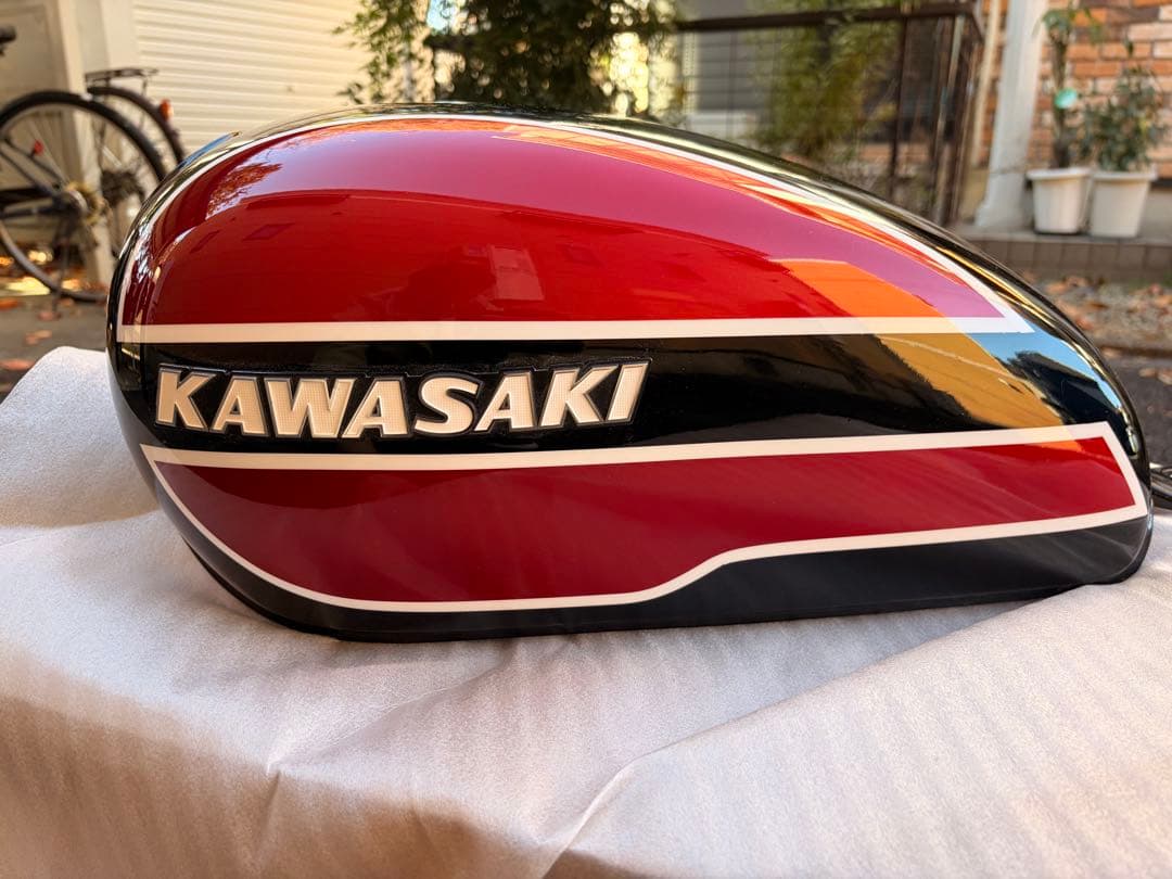 w400 W650 w800タンク W3 ペイント スムージング済