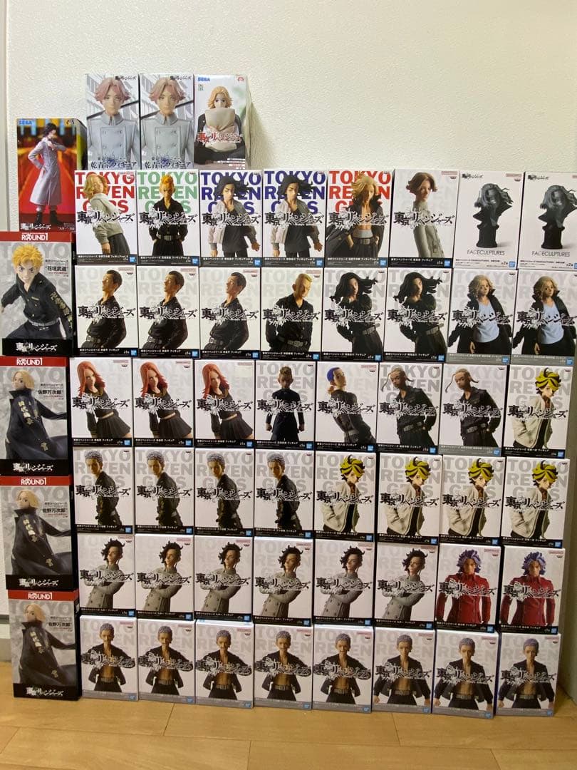 未開封 東京リベンジャーズ フィギュア 56個 まとめ売り フィギュア