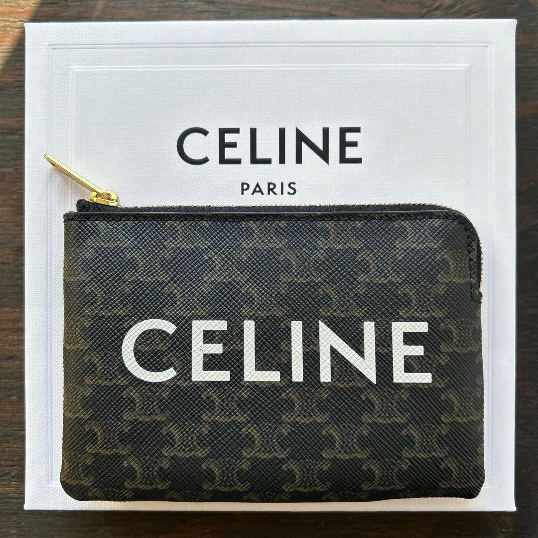 CELINE プリント トリオンフキャンバス ケース カードケース