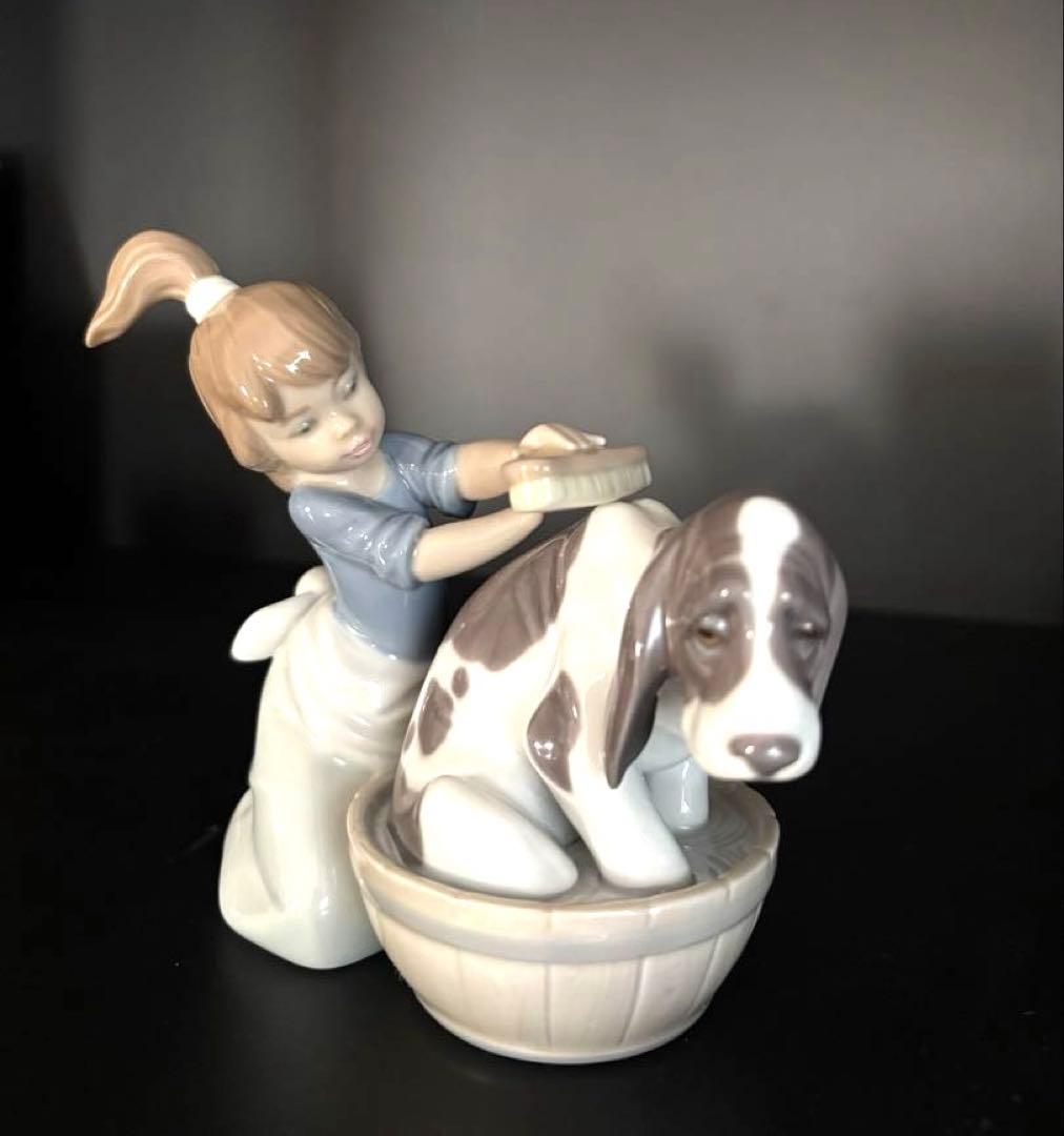 LLADRO リヤドロ きれいにしましょうね フィギュリン