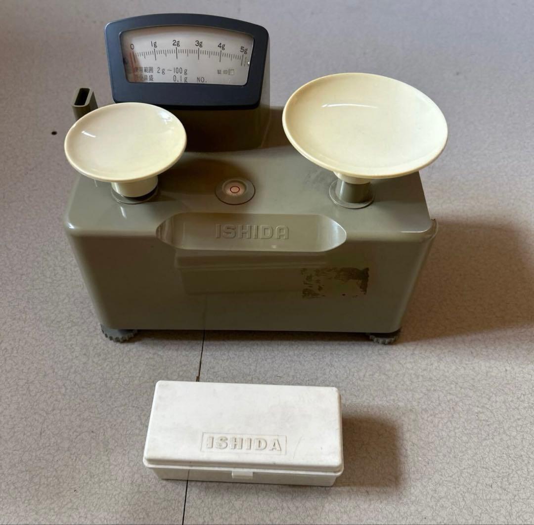 上皿天秤 天秤 分銅 学校 理科 ISHIDA アンティーク レトロ イシダ