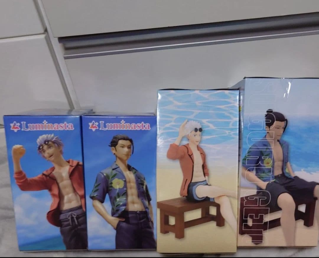 呪術廻戦 玉折・懐玉 五条悟・夏油傑 フィギュア4点 めんそーれ 水着 アロハ