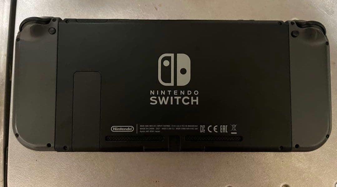 Nintendo Switch 本体 グレー　箱無し