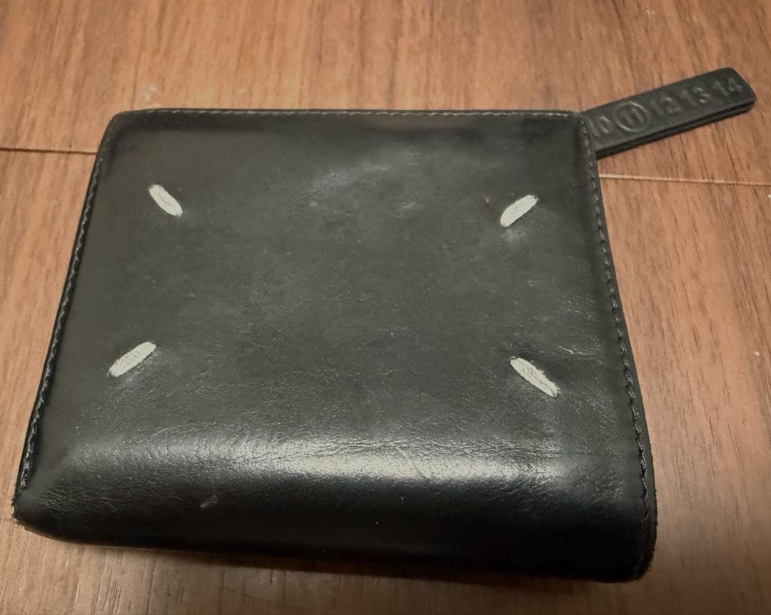 値下げ‼️Maison Margiela フォールデッドレザーウォレット　二つ折り