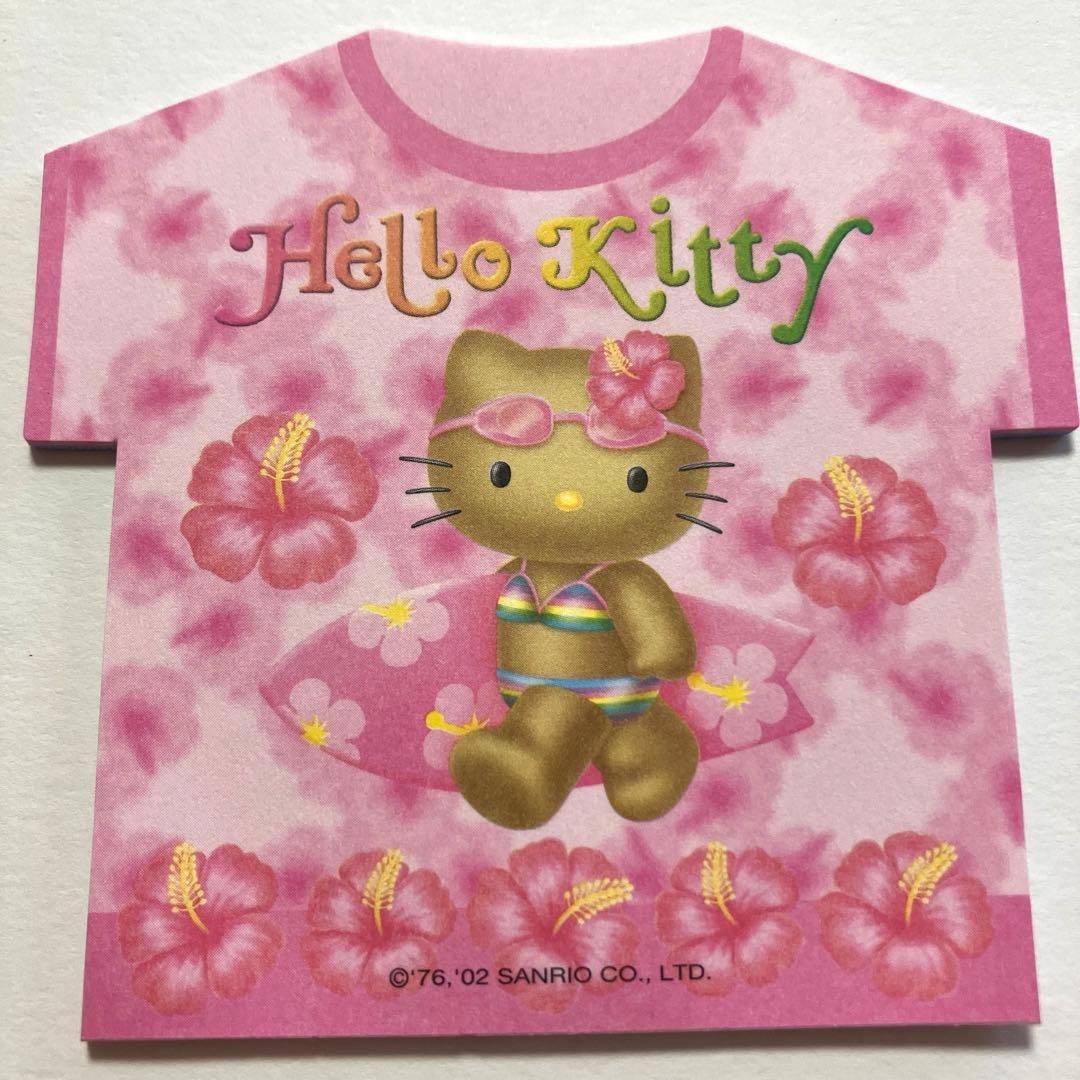 激レア】平成レトロ 日焼けキティ Tシャツミニメモ サンリオ