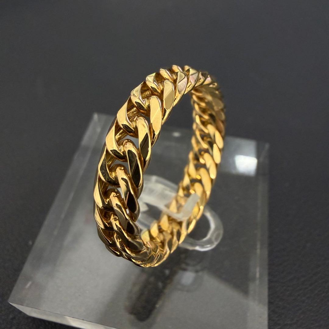 (C010902) K18リング 約27号 喜平デザイン 18金YG