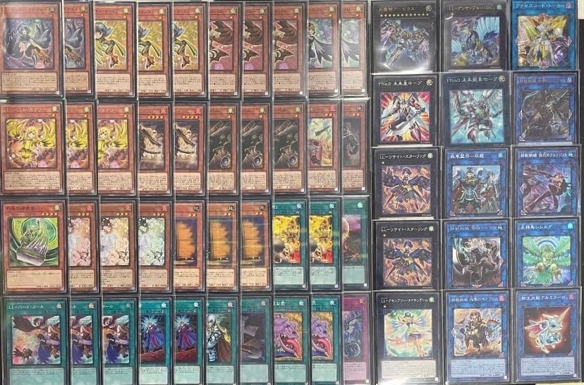 新制限対応 遊戯王 LL鉄獣戦線デッキ 2重スリーブ 40枚+15