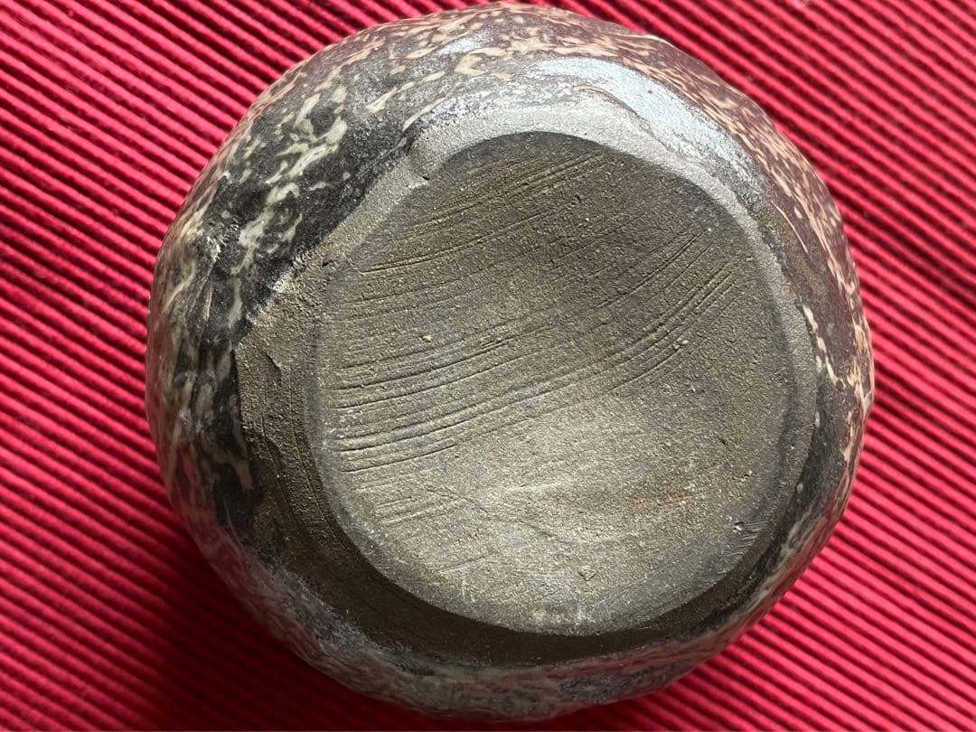 古い朝鮮唐津 ？抹茶茶碗? 香炉？ 箱付き 古い朝鮮唐津 ？抹茶茶碗