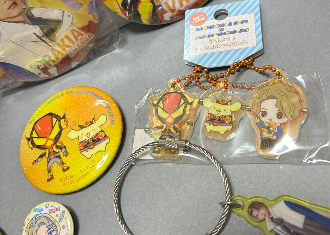 仮面ライダーヴラム 缶バッジ マスコット アクリルスタンド ラキア まとめ売り