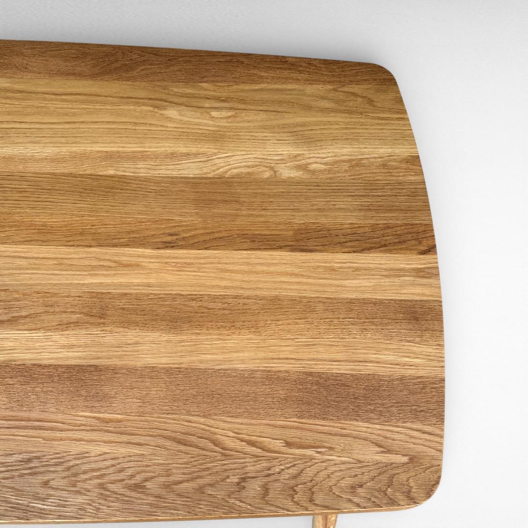 美品 UNICO SOLK ダイニングテーブル W160 オーク 天然木 ウニコ