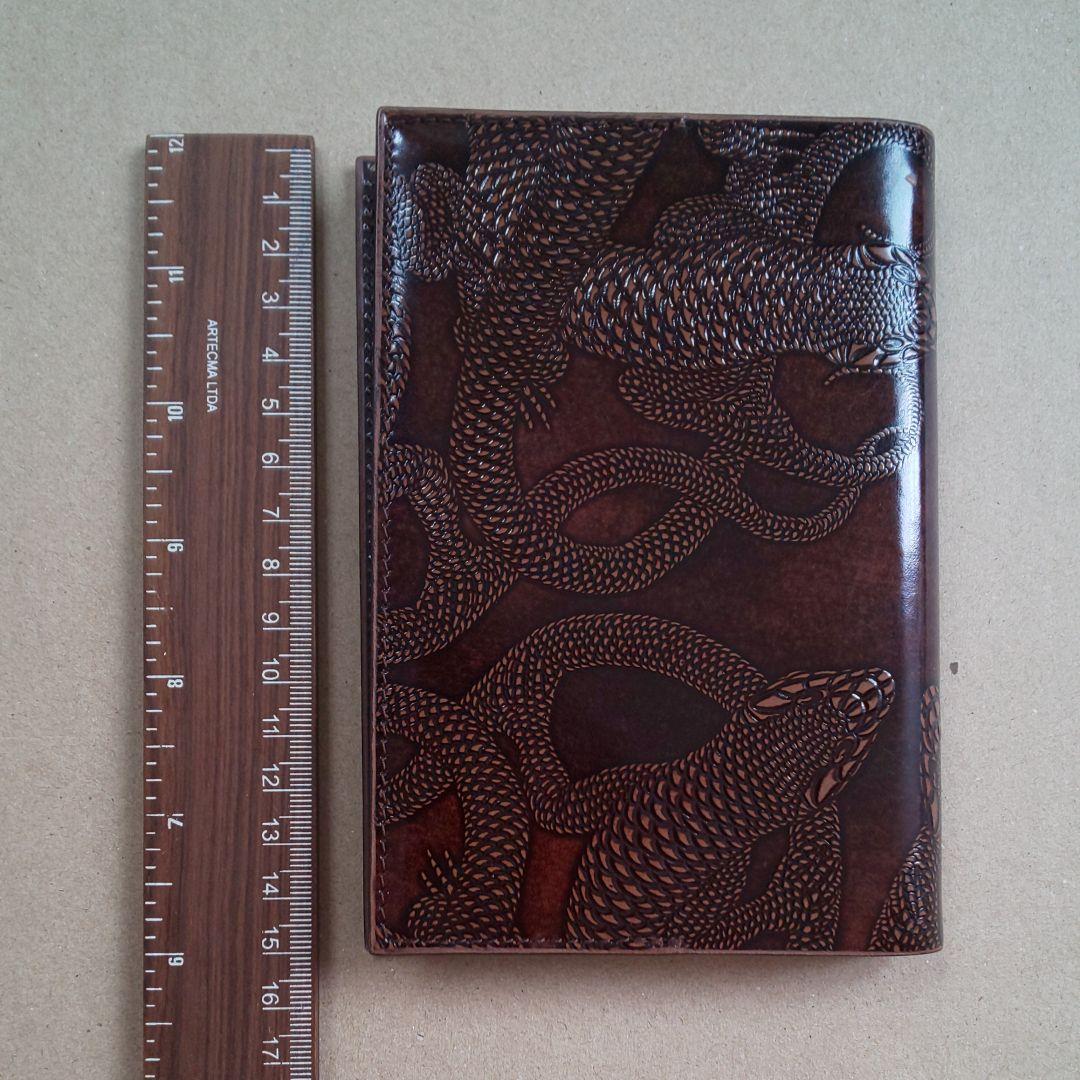革ノート ペギーヒュンキン トカゲ フランス 手帳カバー