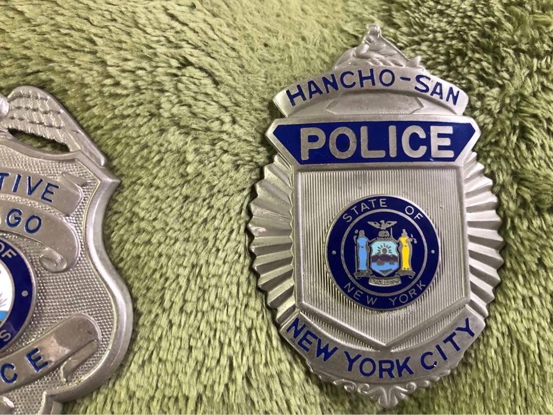 ポリスバッジ 警察バッジセット シアトル・シカゴ ポリスバッジ 警察