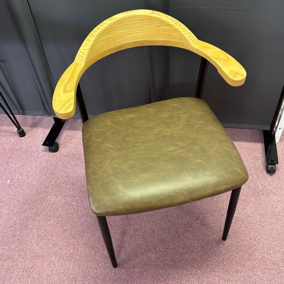 【なおみ】ダイニングテーブル5点セット 4人掛け 肘付き チェア