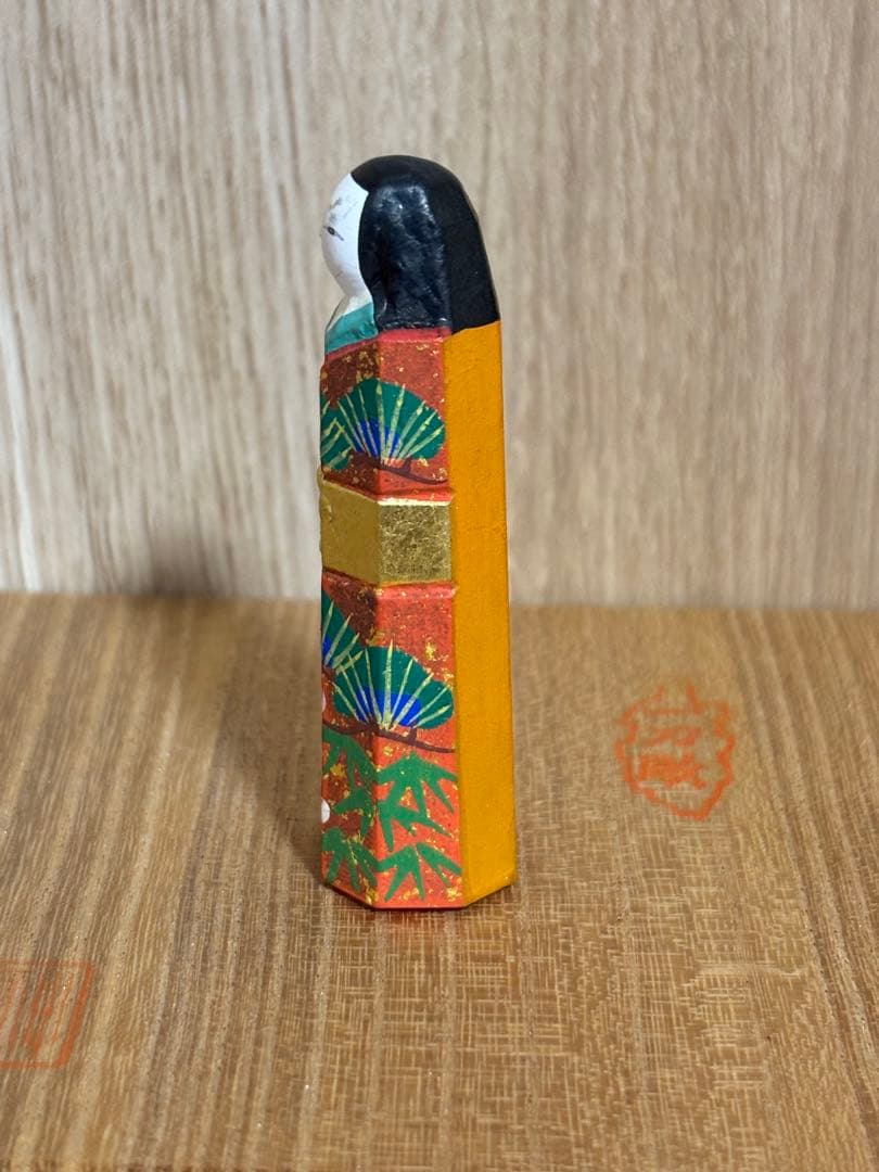 【最終値下げ】奈良一刀彫 神泉作 立雛 お雛様 お内裏様 雛人形 工芸品