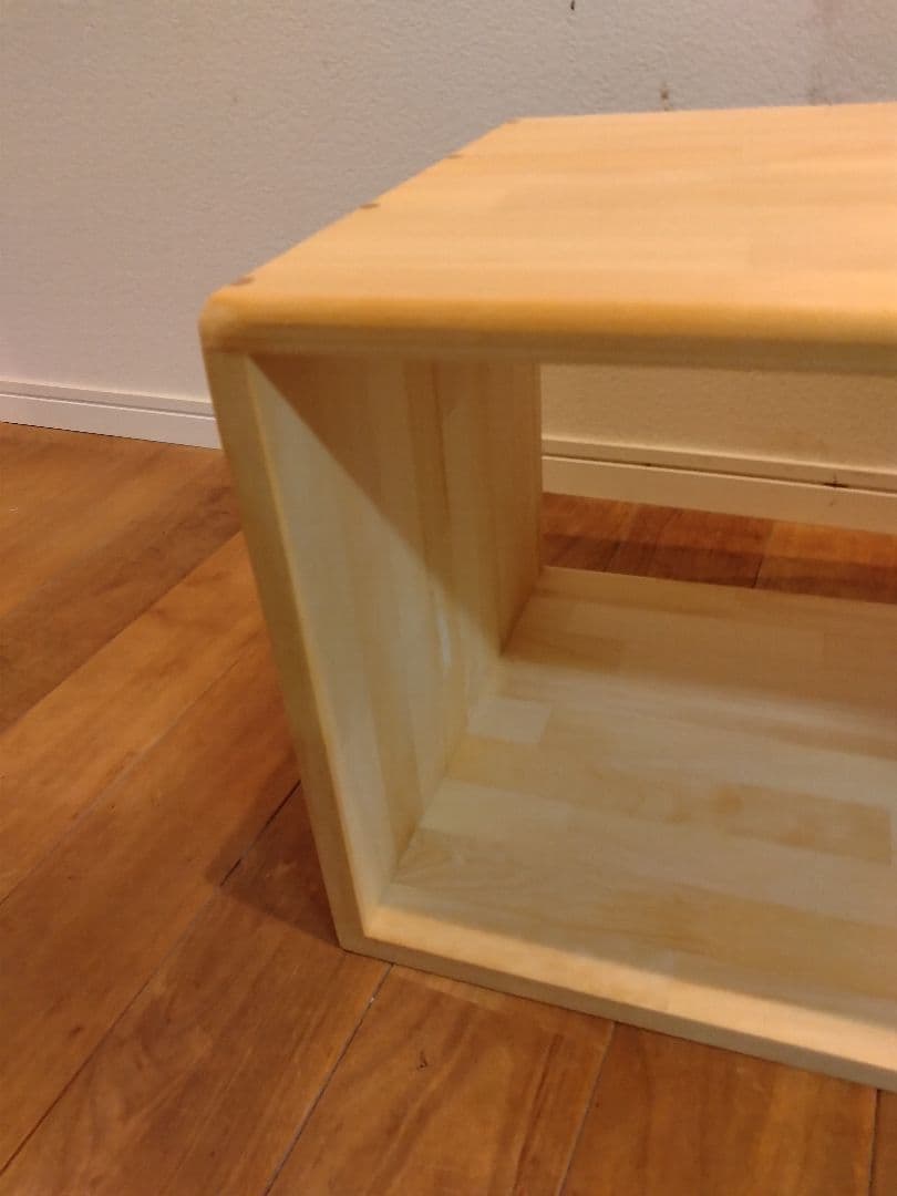 木製 ハンドメイド オーダー 日の字型 ベンチ 棚 シェルフ ラック 水槽台