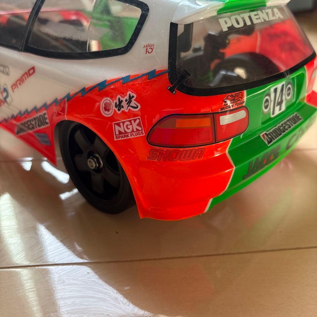 タミヤ　ジャックス　シビック　ＦＦ01 ビンテージ　ラジコン　裏塗装　レトロ