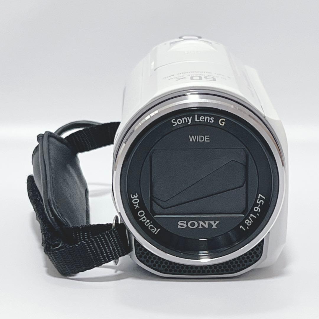 【美品】SONY HDR-CX535 ビデオカメラ ホワイト