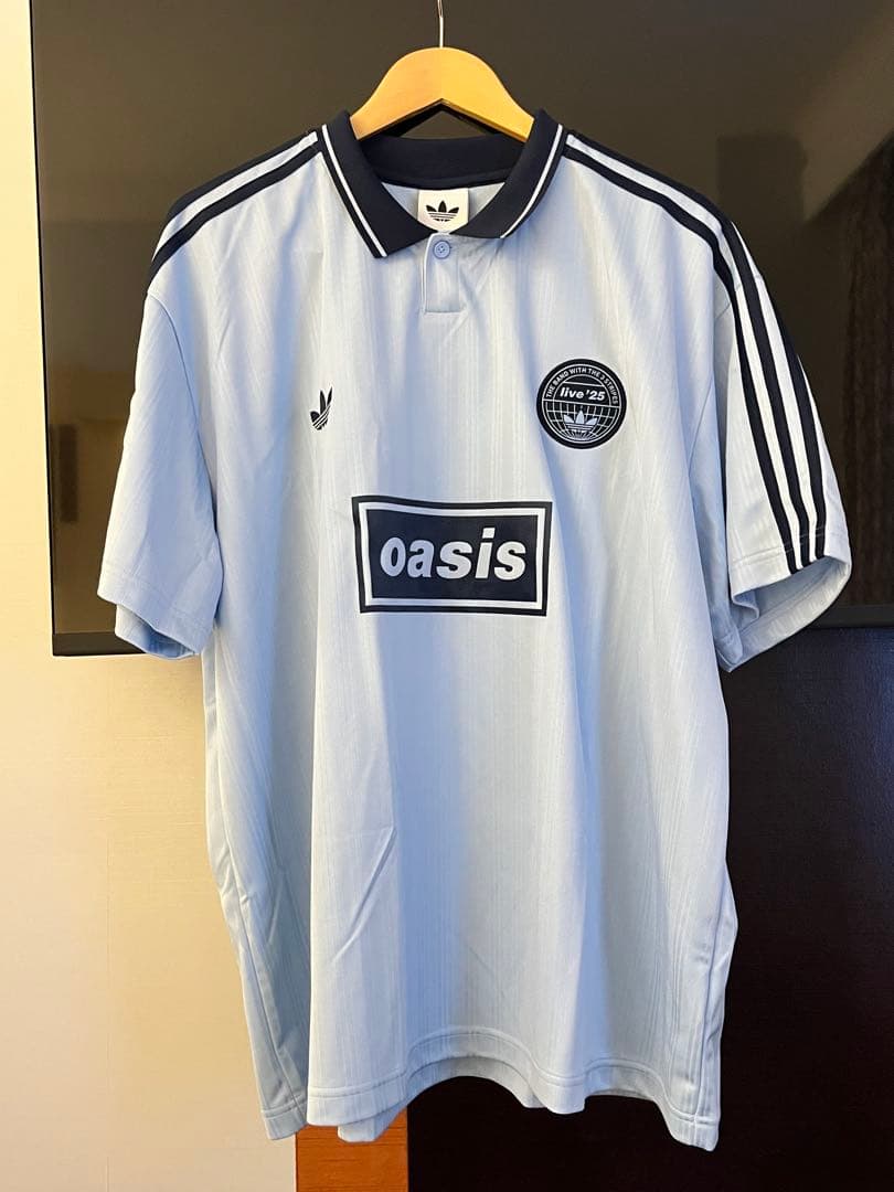 adidas | Oasis Live '25 サッカーシャツ ブルーXL - メルカリ