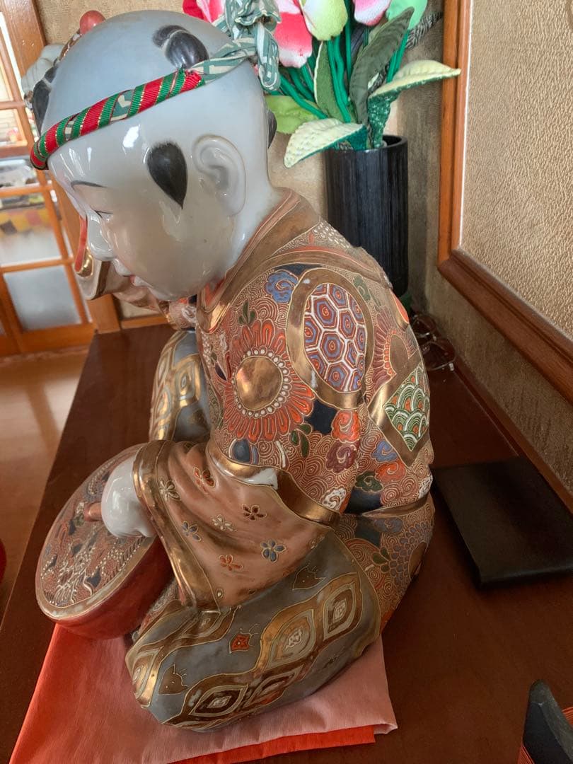 太鼓打唐子人形 置物 - メルカリ
