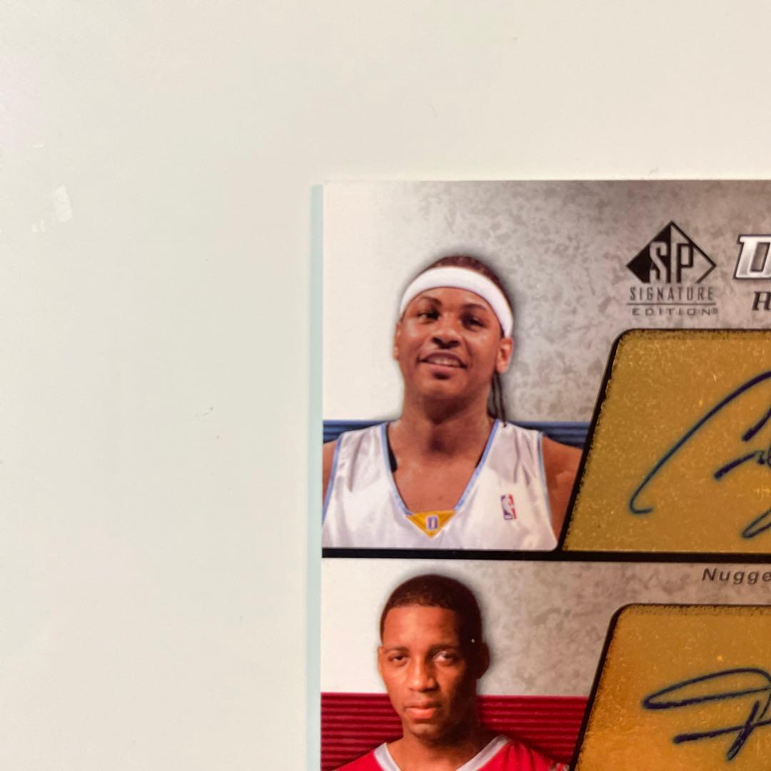 Tracy Mcgrady&Carmelo Anthony ダブルサインカード