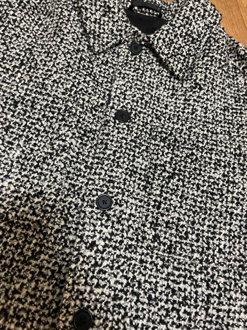 ZARA ザラ ポケット付きテクスチャードシャツジャケット 完売品　L