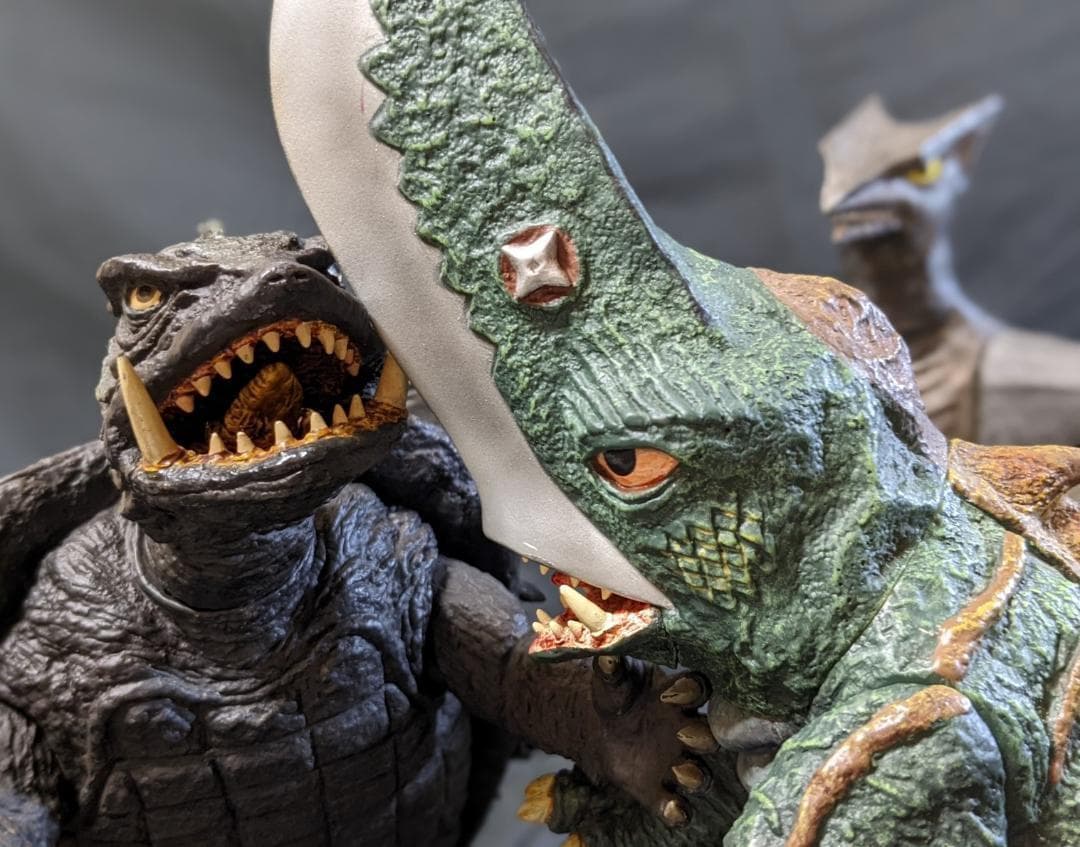 昭和ガメラ未開封＆ギロン未開封＋宇宙ギャオス（ロケット・エクス