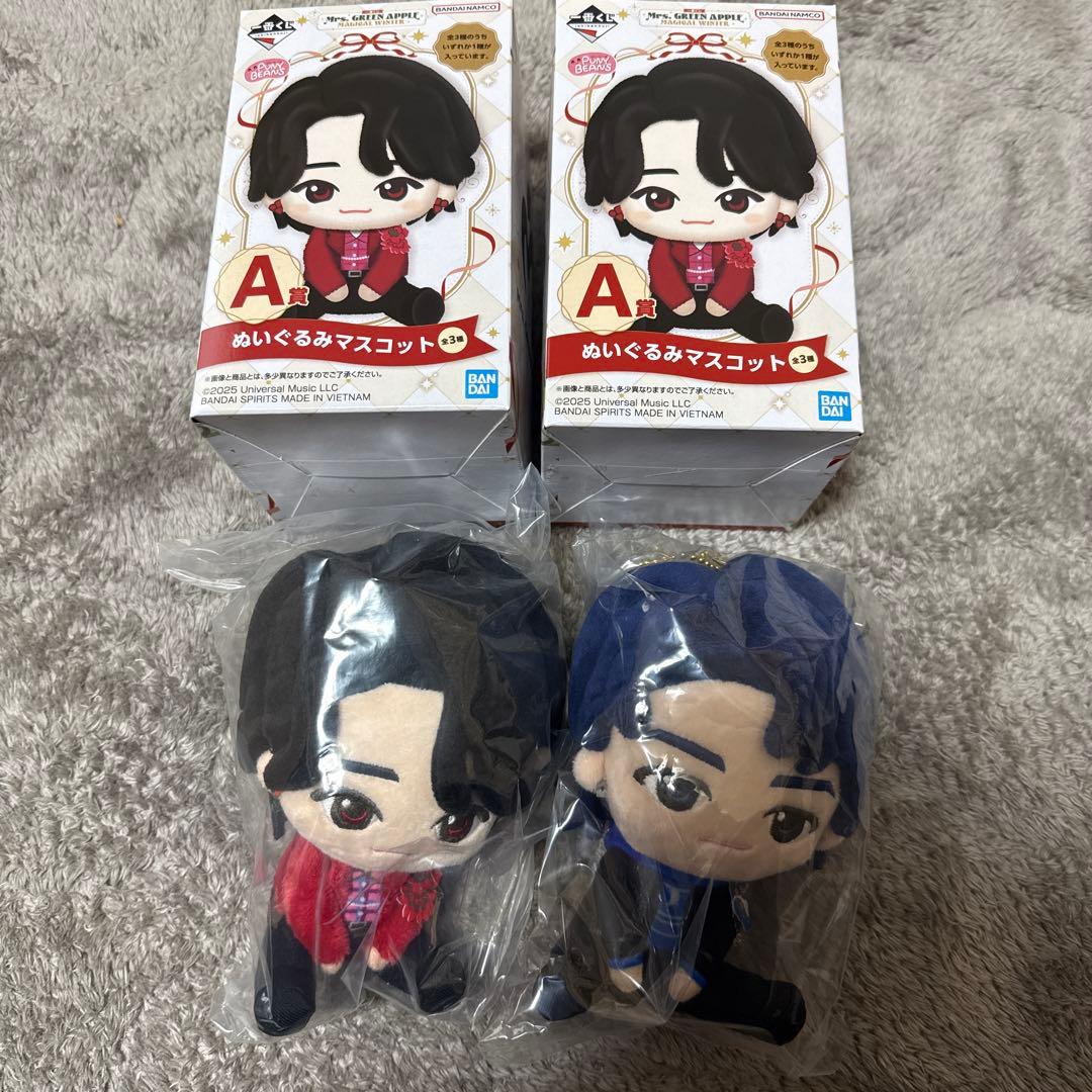 Mrs. GREEN APPLE 一番くじ ぬいぐるみマスコット A賞 大森元貴 ミセス A賞