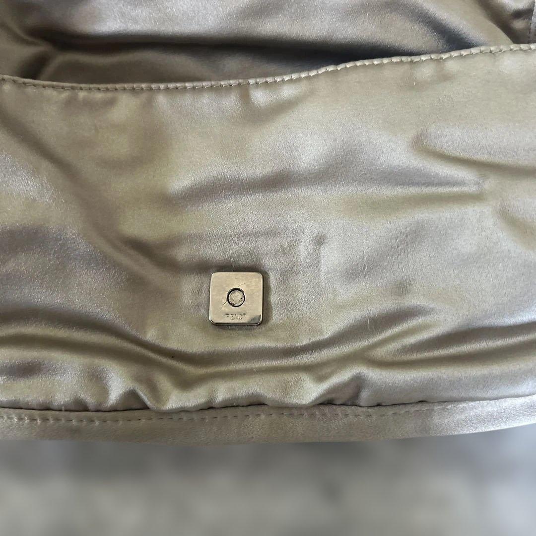 FENDI マンマバケット シルクサテン ラインストーン