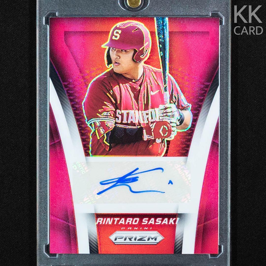 6枚限定 佐々木麟太郎 2025 Leaf ホークス ソフトバンク 直筆サイン